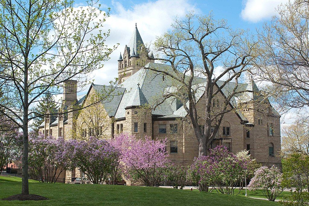 A chapel inside Ohio Wesleyan University