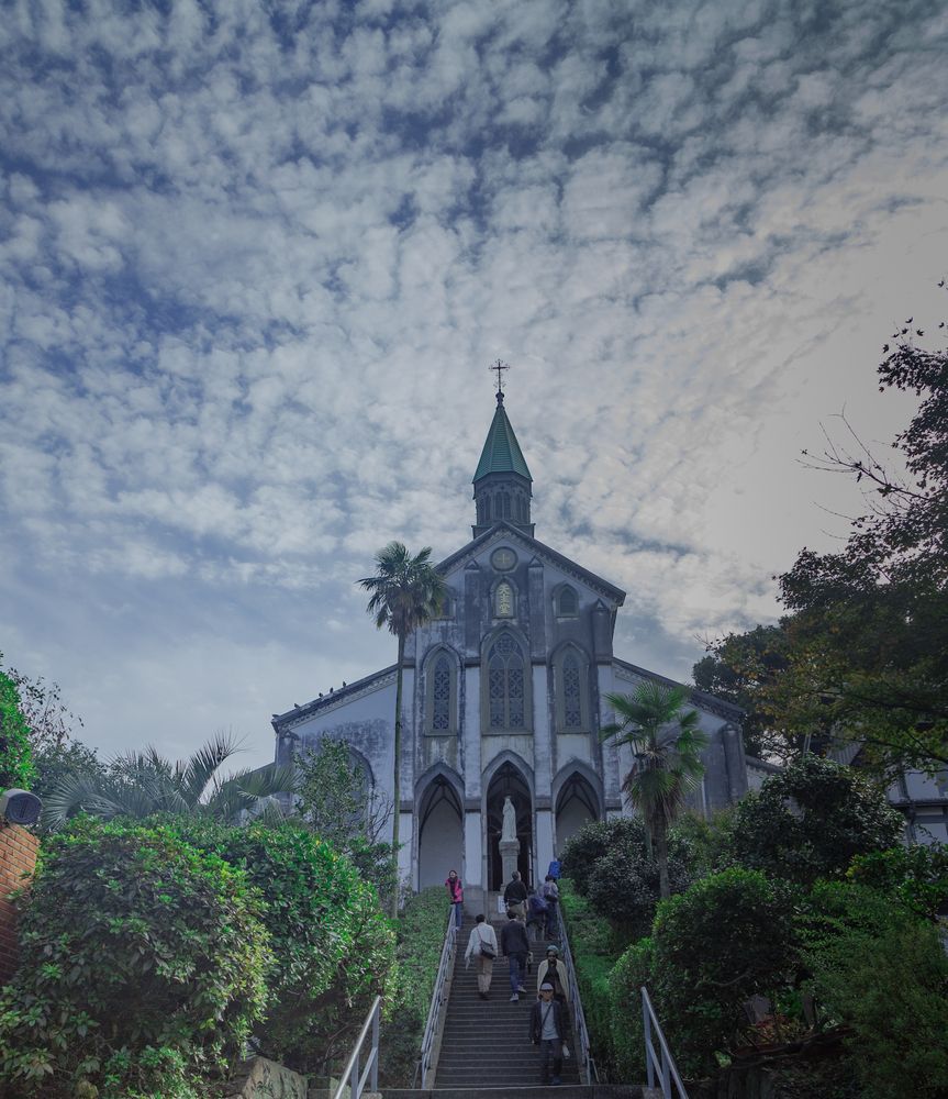 Outside of Oura Cathedral