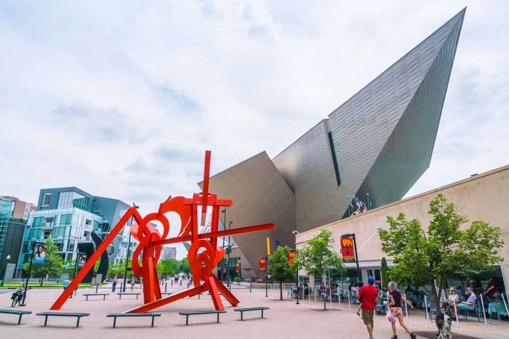 Exterior of Denver Art Museum