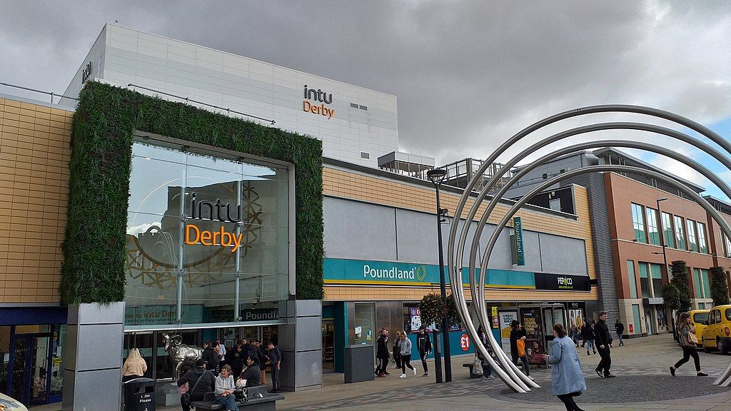 Exterior of Intu Derby