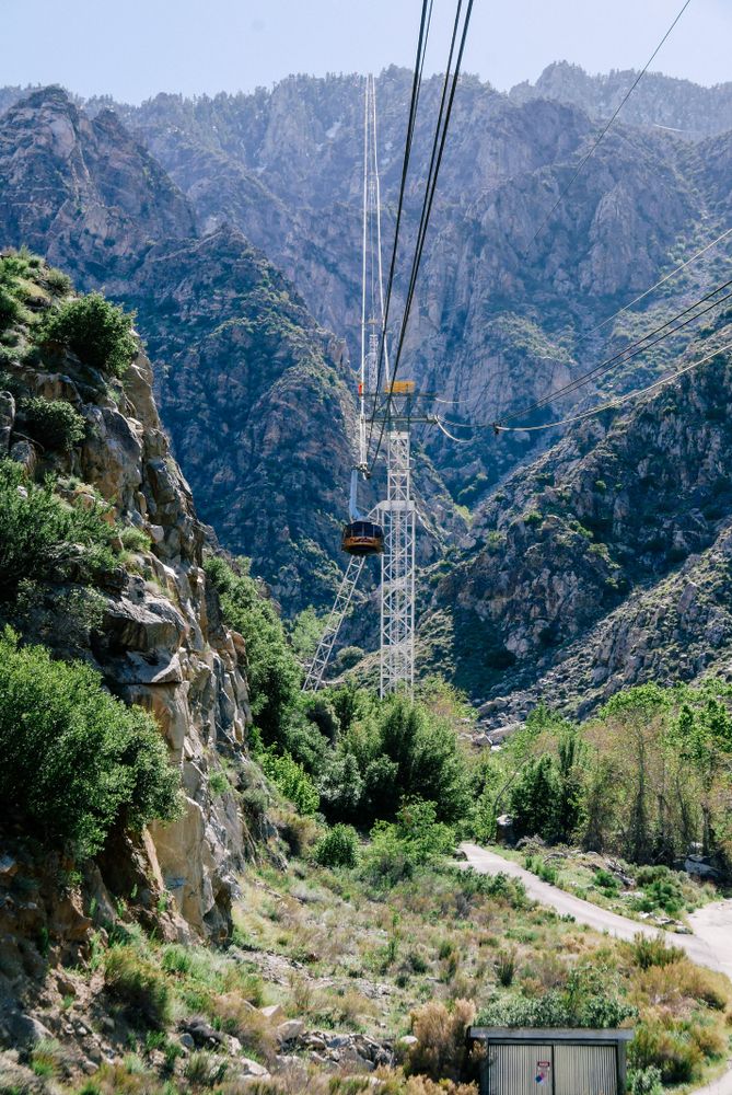 Cable cars at Palm Springs Aerial Tramway.