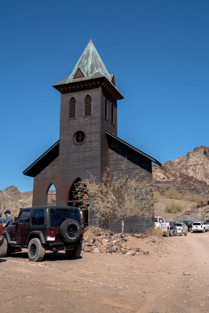 View of Desert Bar- Nellie E. Saloon