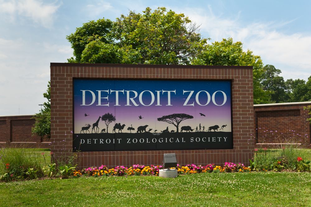 View of Detroit Zoo