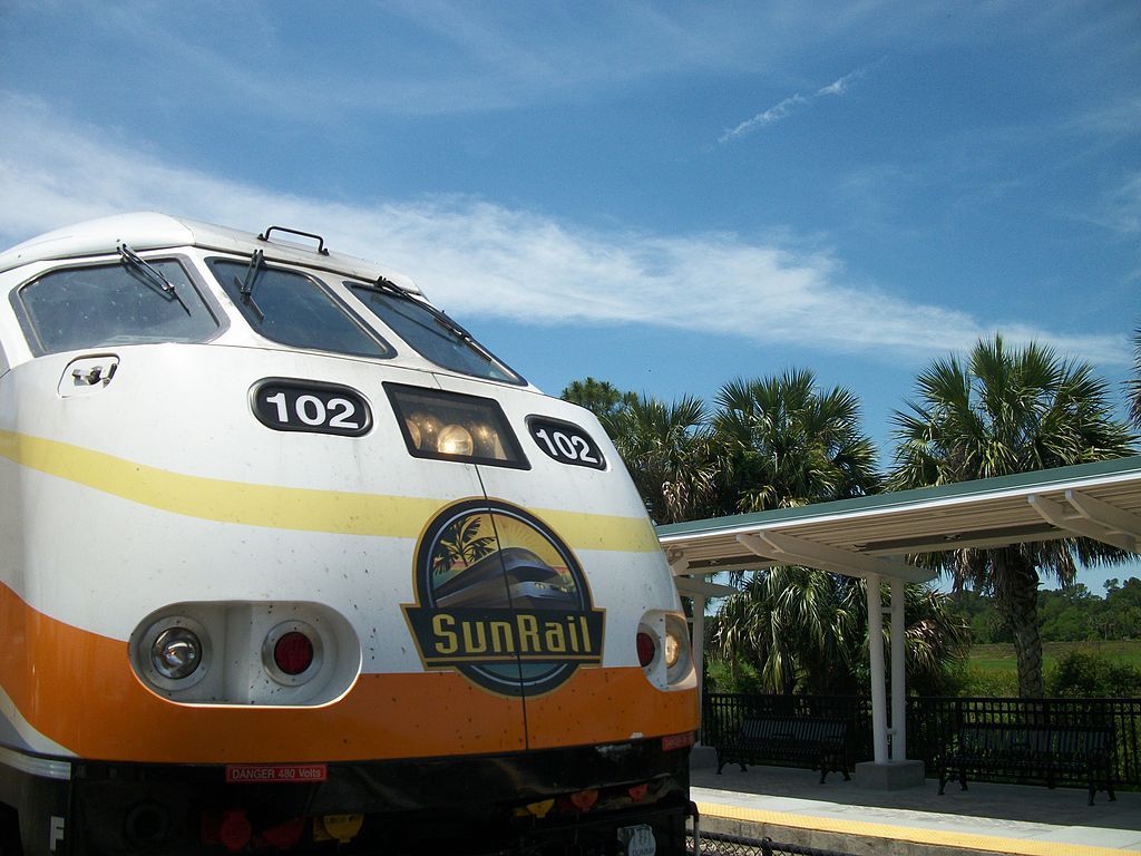 The SunRail train