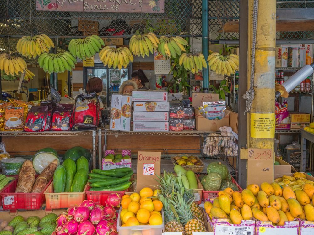 Fresh produce at Hawaiian Chinatown