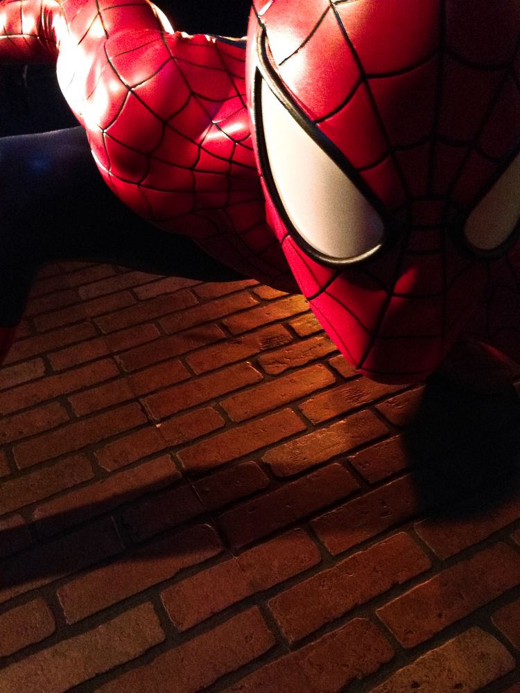 Spiderman at Madame Tussauds