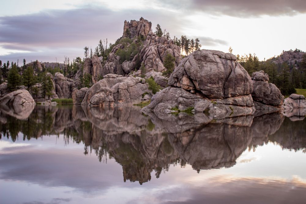 Scenic view of Sylvan Lake