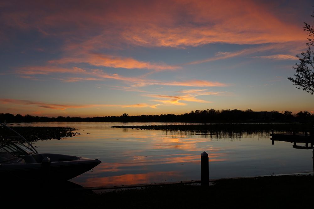 Sunset in Winter Haven Chain of Lakes