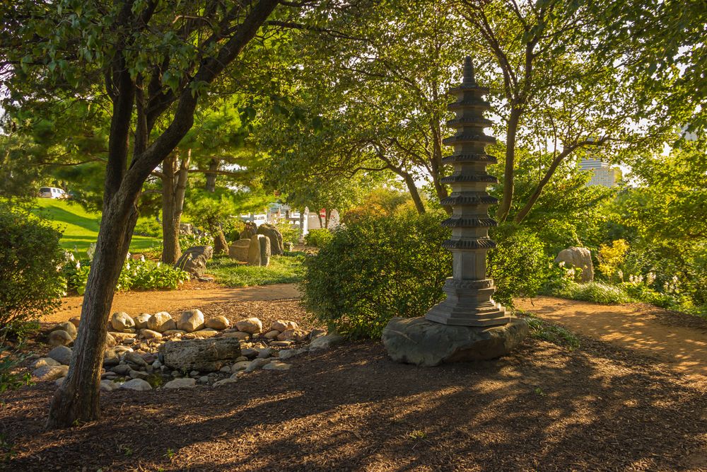 The grounds of Robert D. Ray Asian Gardens