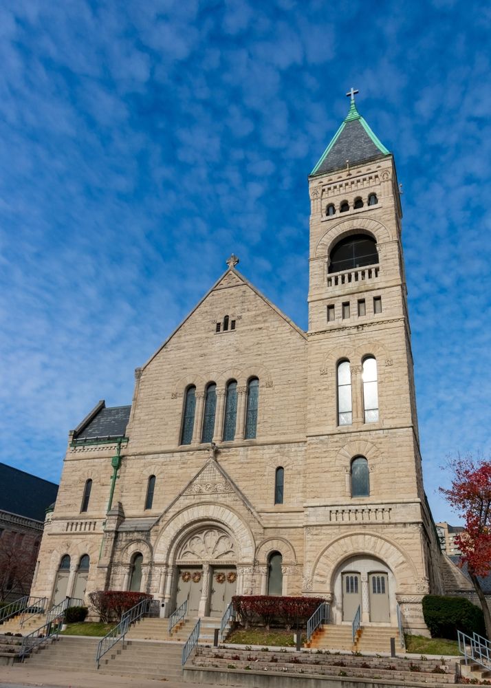 Exterior of St. Ambrose Cathedral