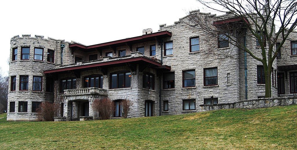 Exterior of Fair Lane, Home of Clara and Henry Ford