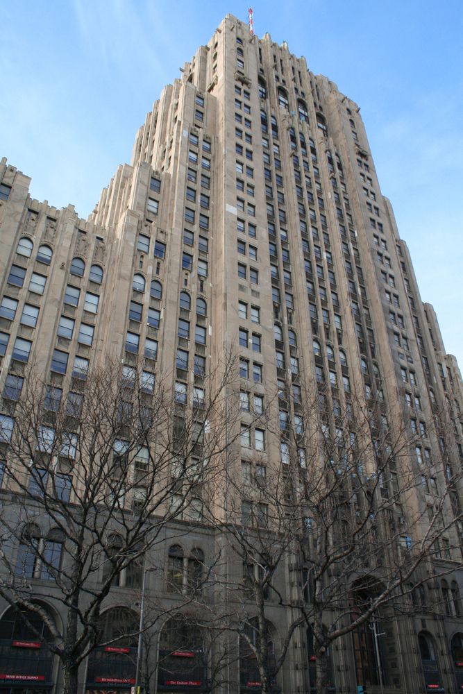 Exterior of Fisher Building