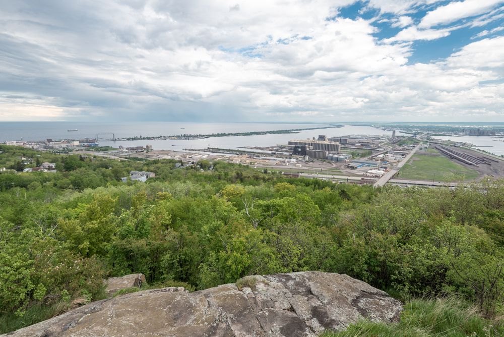 The view from Enger Park