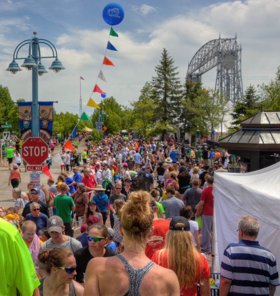 People at Grandma's Marathon