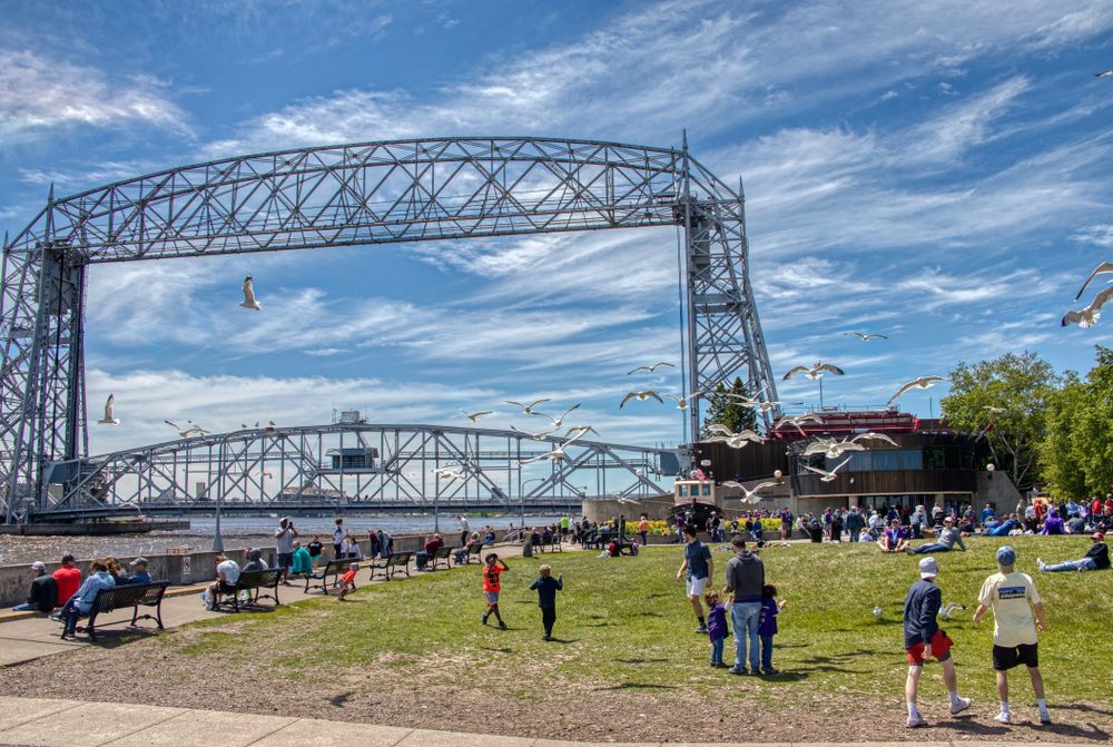 Daytime view of Grandma's Marathon