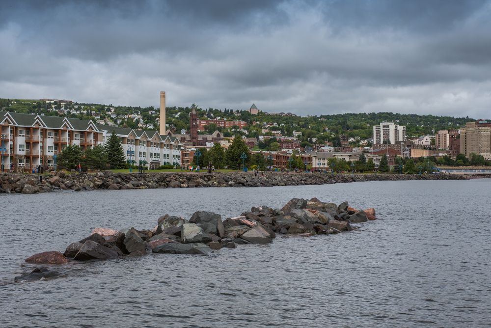 View of the waters from Lakewalk