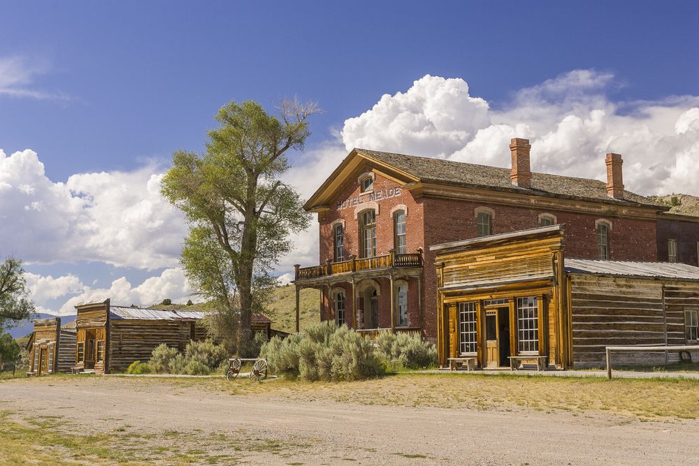 Buildings at Bannack State Park