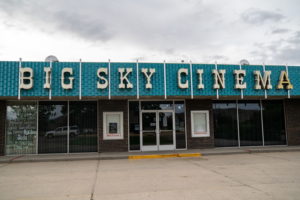 Exterior of Big Sky Cinema