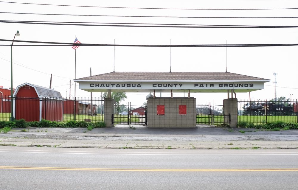 Entrance to the Chautauqua County Fair grounds