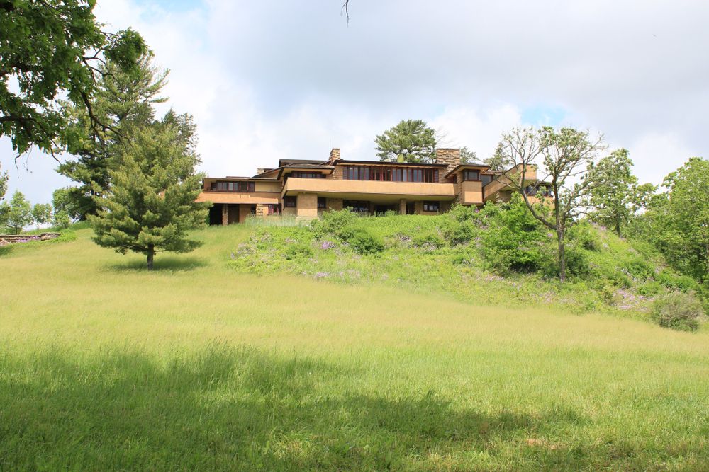 Exterior and landscape of Frank Lloyd Wright’s Taliesin