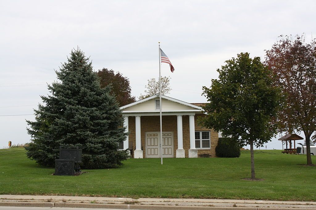 Front exterior of Iowa County Historical Society