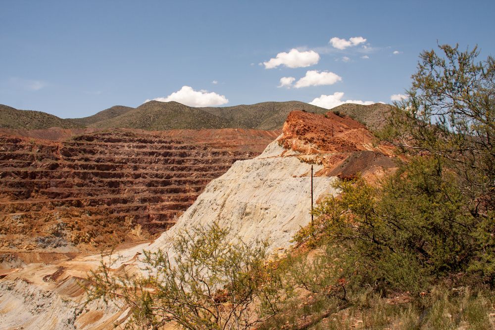 Closer view of the Lavender Pit