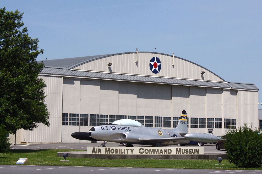Exterior of Air Mobility Command Museum