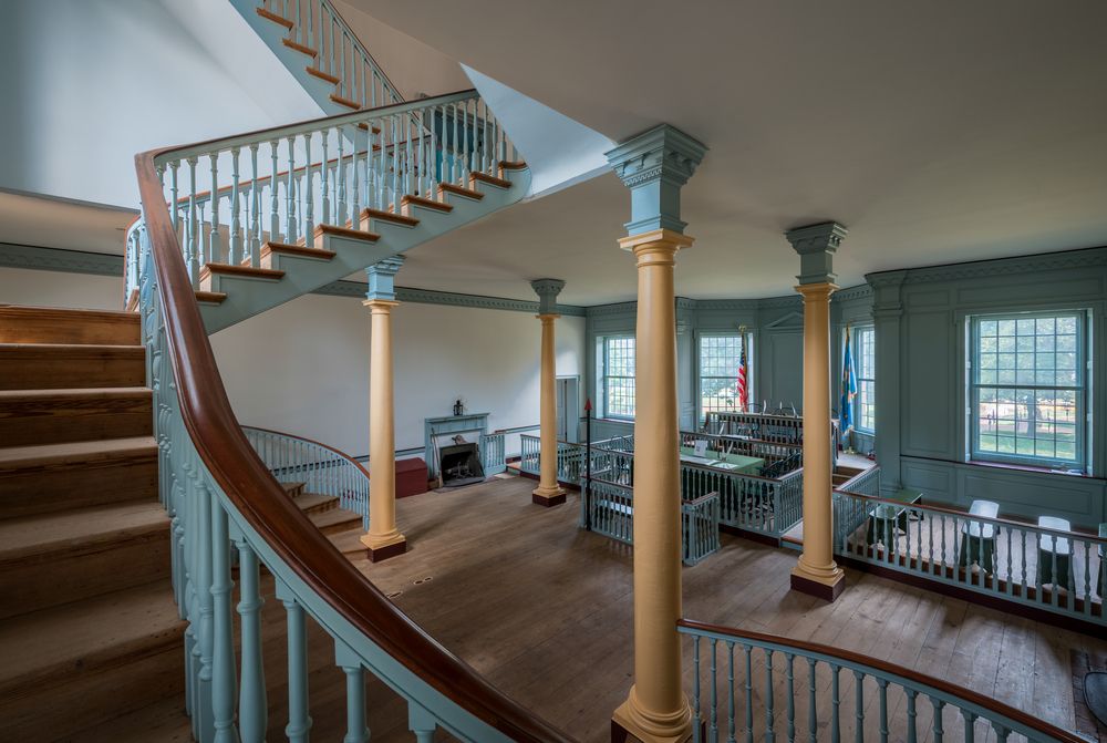 Staircase inside The Old State House