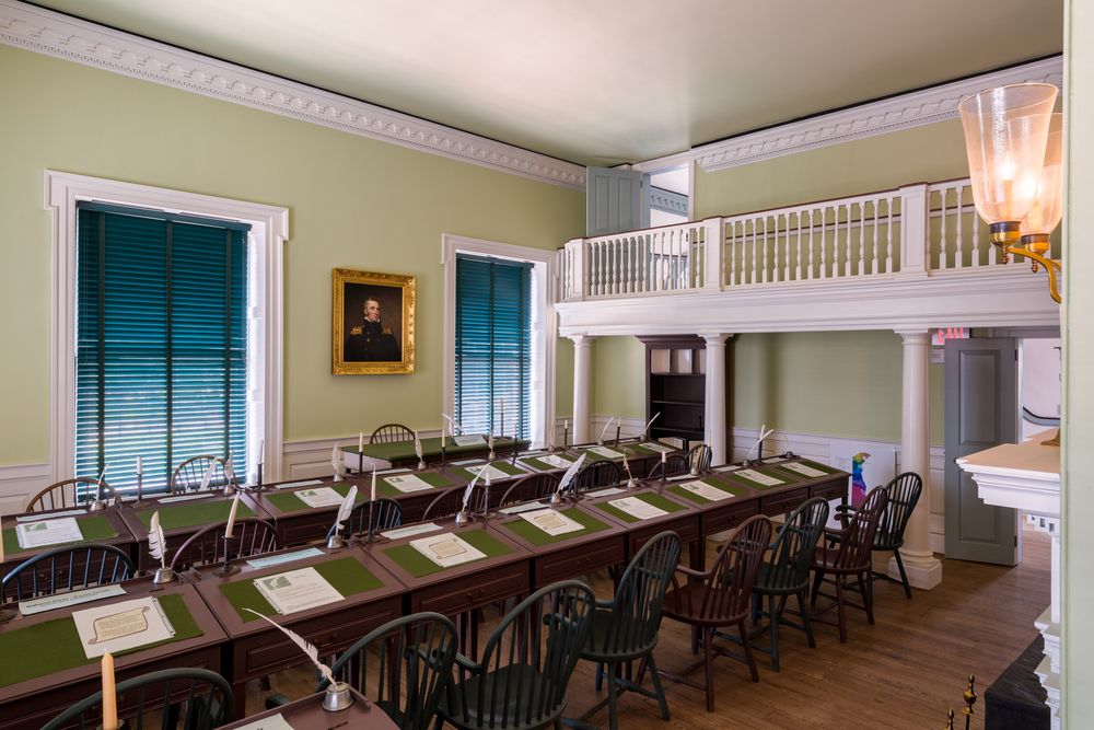 House of representatives room in The Old State House