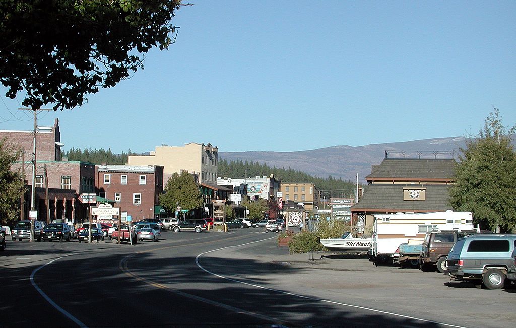 Daytime view of Downtown Truckee