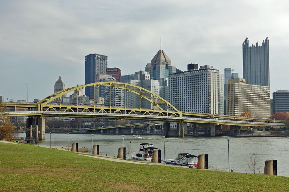 View of Fort Duquesne bridge