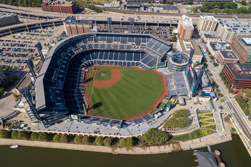 Aerial view of PNC Park