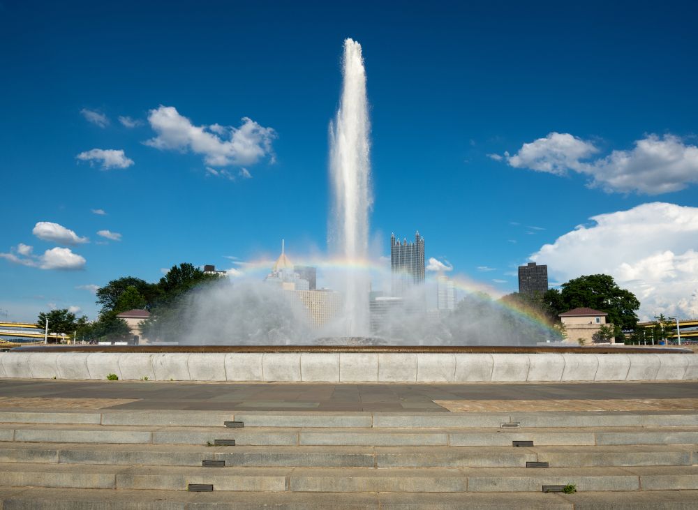 Water fountain of Point State Park