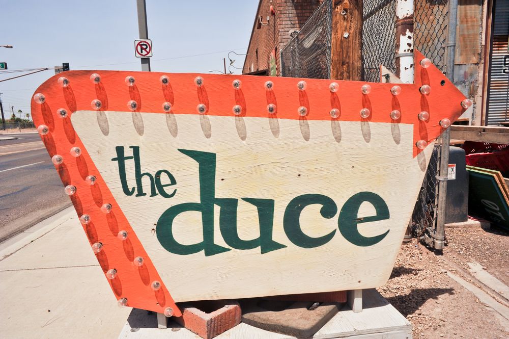 Signage of The Duce