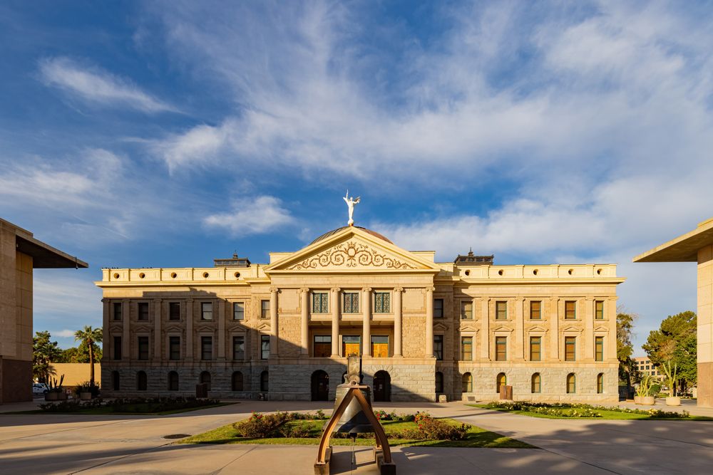 Exterior of Arizona Capitol Museum
