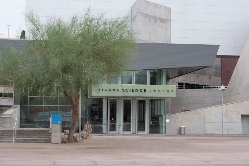 Front entrance of Arizona Science Center