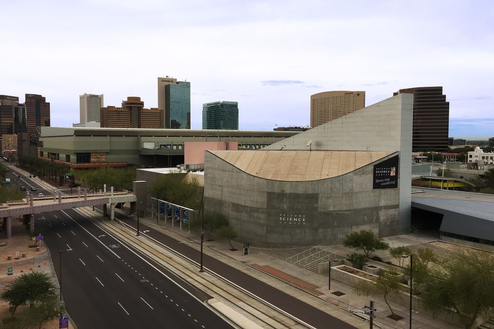 Aerial view of Arizona Science Center