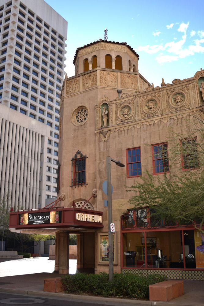 Front entrance of Orpheum Theater