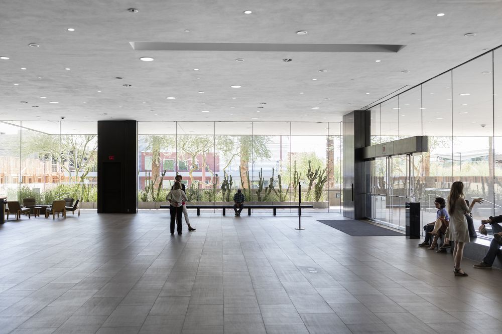Interior of Phoenix Art Museum