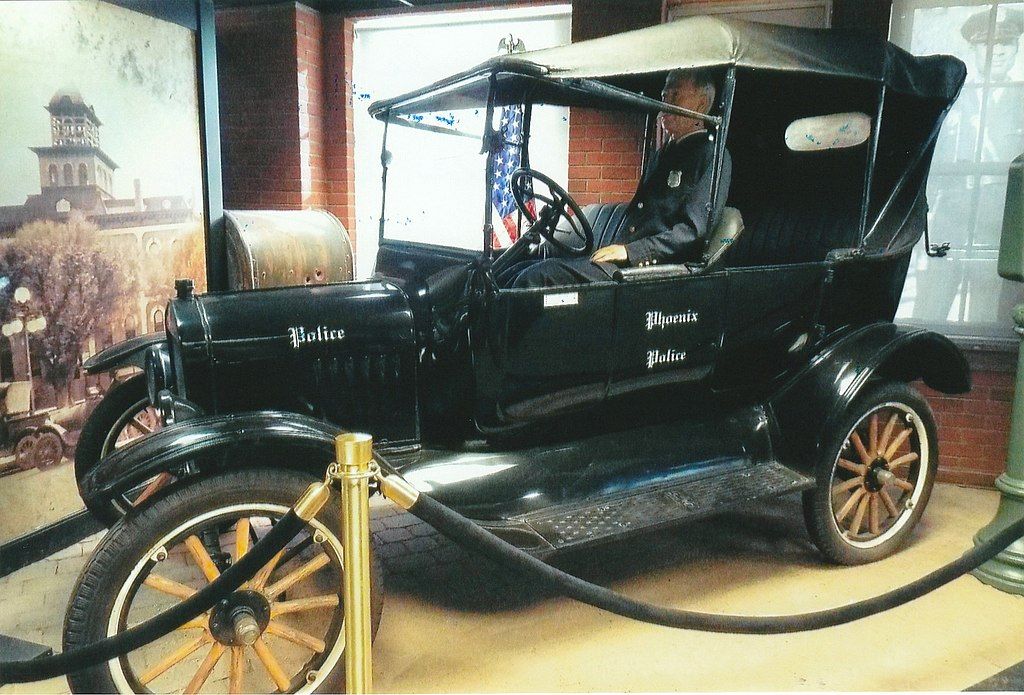 A cruiser in Phoenix Police Museum