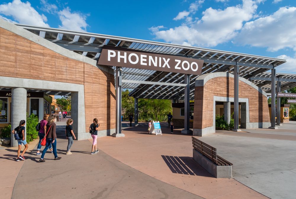 Entrance of Phoenix Zoo