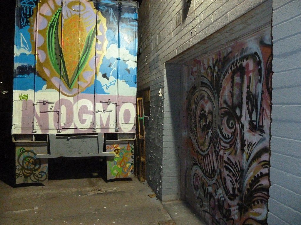 No GMO mural at Roosevelt Row