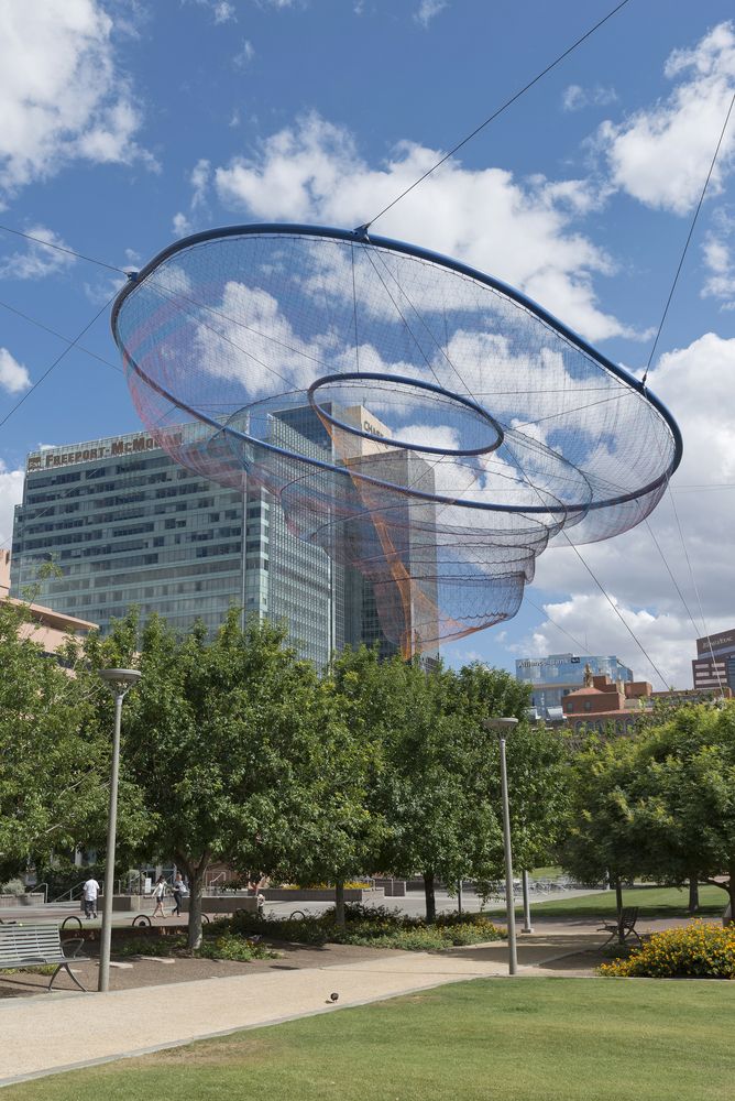 Floating sculpture of Urban Civic Space Park