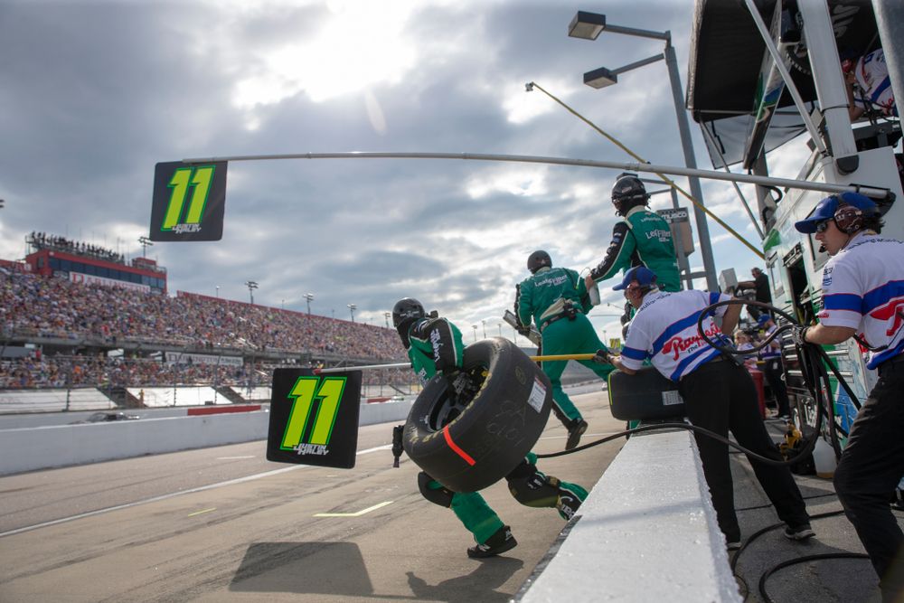 Pit stop at Darlington Raceway