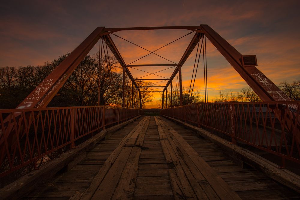 Walkway of The Old Alton Bridge