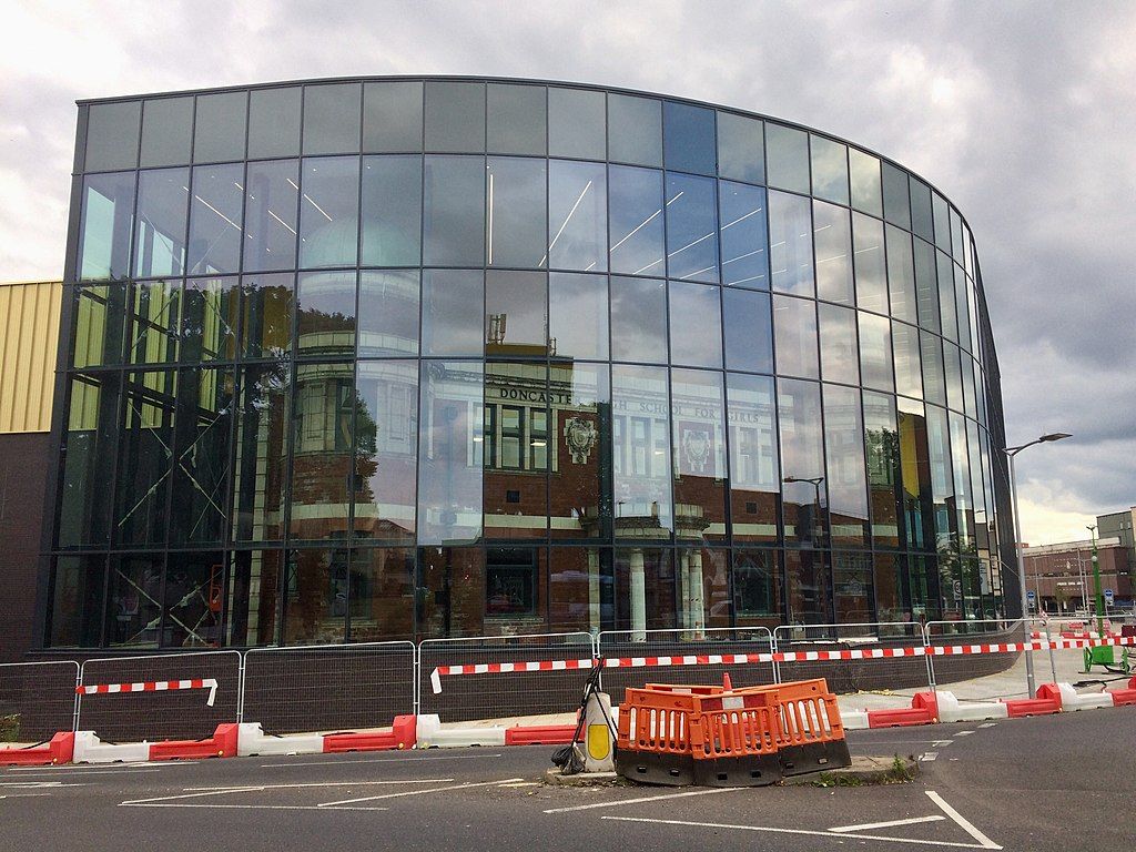 Exterior of the Danum Gallery, Library, and Museum