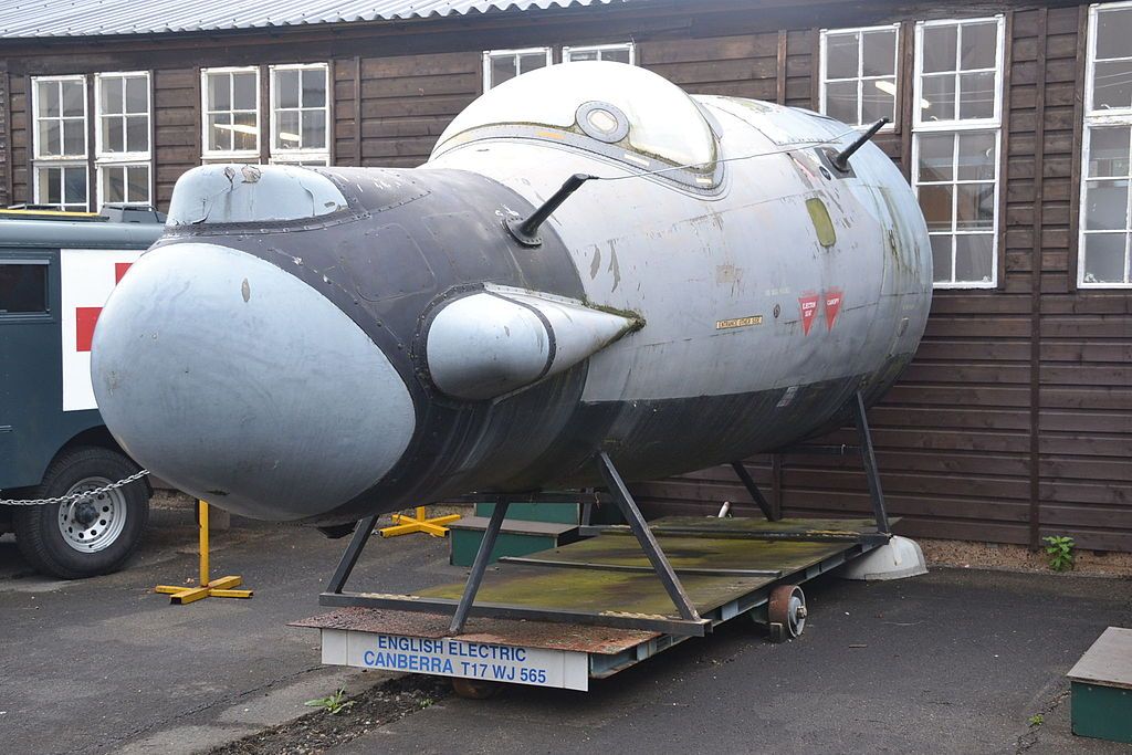 Aircraft on the grounds of South Yorkshire Aircraft Museum