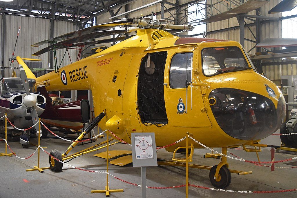 An aircraft in South Yorkshire Aircraft Museum