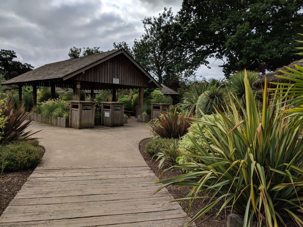 Picnic area in Yorkshire Wildlife Park