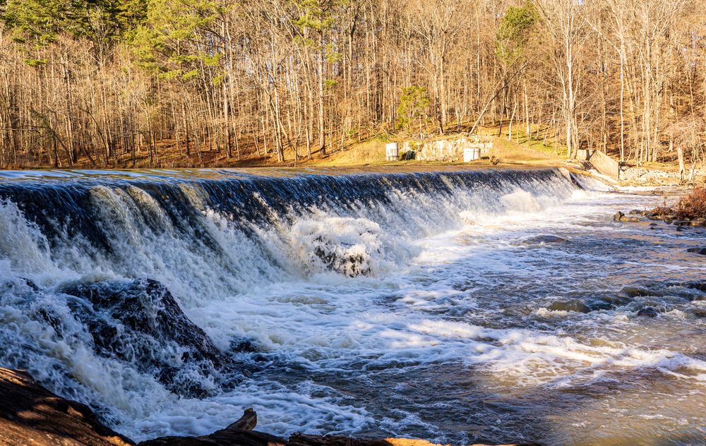 A dam at West Point on the Eno